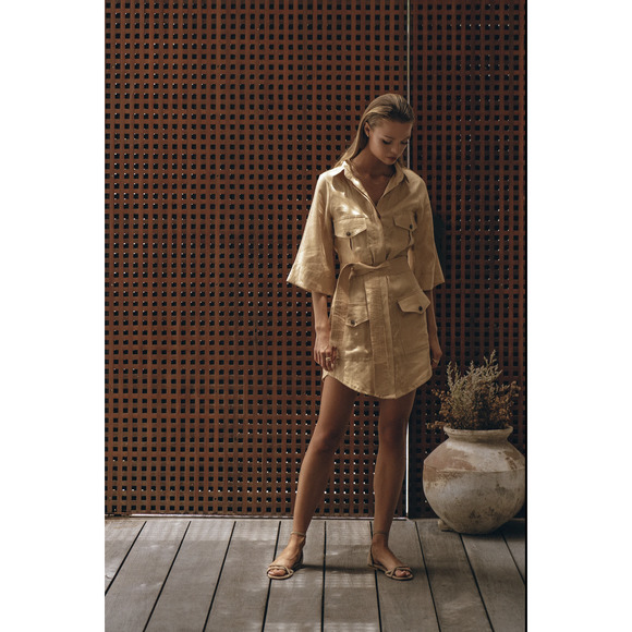 Pampelone Linen Dress XL - Picture 1 of 5